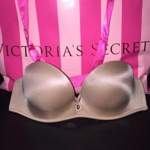 VS Strapless Bombshell Nude Bra