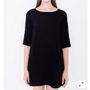 American Apparel black tent dress