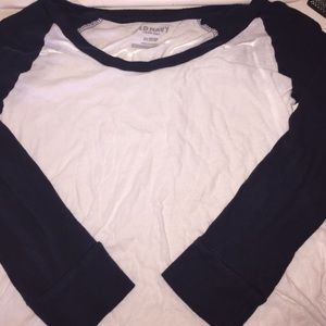 Navy Baseball Tee