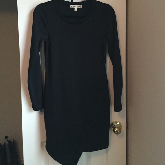 Black mini dress