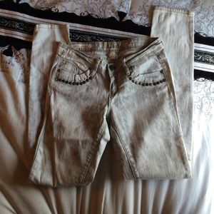 Cream colored jeans