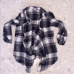 Black and white flannel