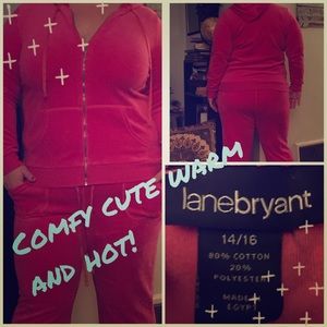 Pink Lane Bryant track suit 14/16