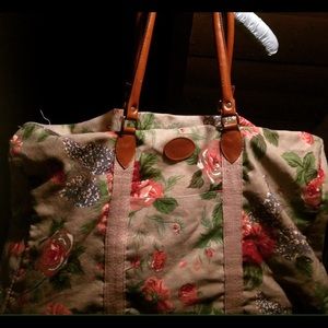 SALE!! Floral weekender bag