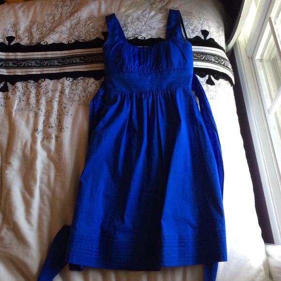 Blue dress