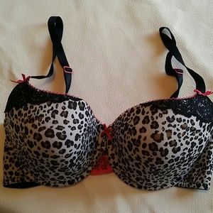 Leopard print bra