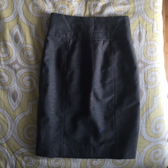H&M slate grey pencil skirt