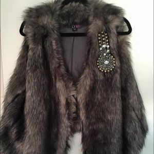Fur like vest