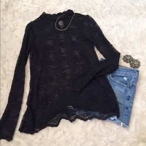 Black Lace Long Sleeve
