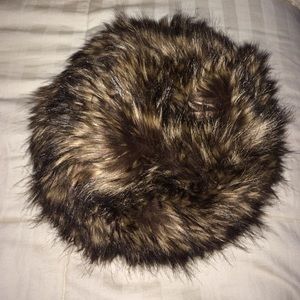 Faux fur hat