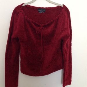 KNIT SWEATER NYLON SIZE LARGE SOFT! Carol Little