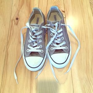Gray Low Top Converse