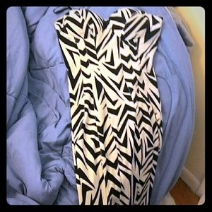 Kardashian Kollection strapless dress