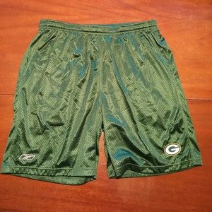 NFL Packers mesh shorts (3 pockets, 1 drawstring)
