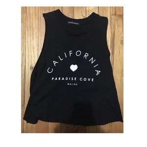 Brandy Melville Paradise Cove Muscle Tank
