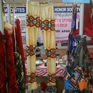 Sugar Skull Brushed Fleece Lined Leggings