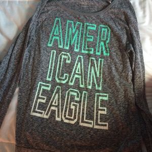 I ACCEPT OFFERS Long sleeve American eagle tee