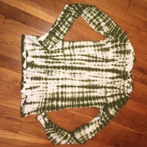Tye dye green thermal!!