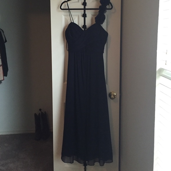 Camille La Vie Navy Formal Gown