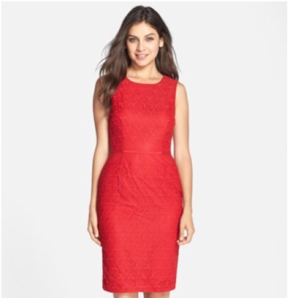 Maggy London Dresses & Skirts - 'Star Floral' Mesh Overlay Dress