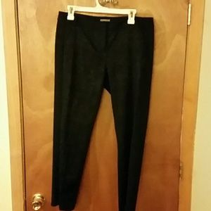 Black crop pants