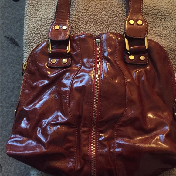 Burnt orange handbag nice and classy