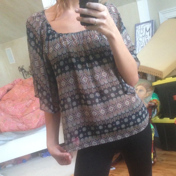 Tribal design blouse