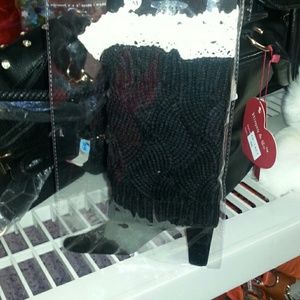 Black Lace Boot Topper