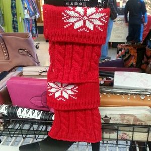 Acrylic Boot Topper With Snowflake Design