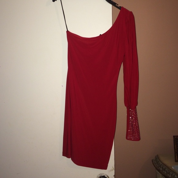 Arden B sexy red dress