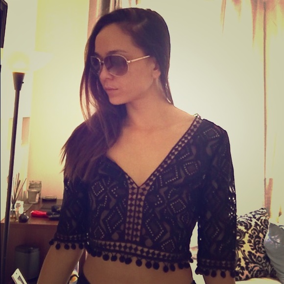 For Love and Lemons Tops - For Love and Lemons Florence Crop Top