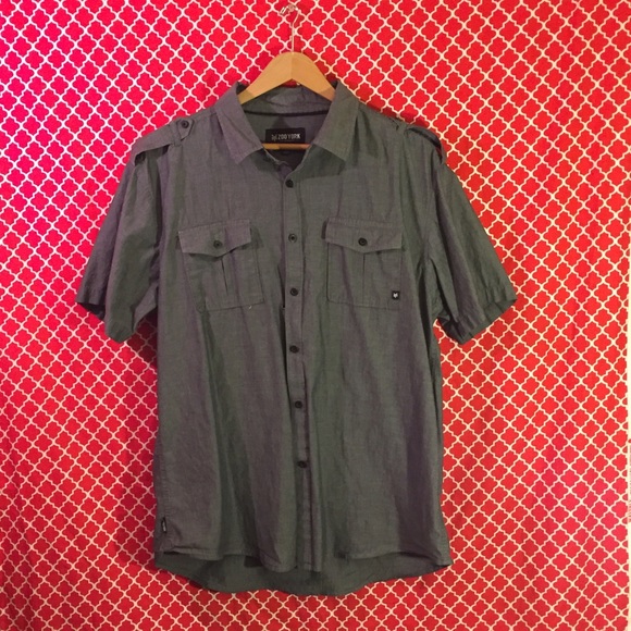 Zoo York Men's Excelsior Button Down, Size XL