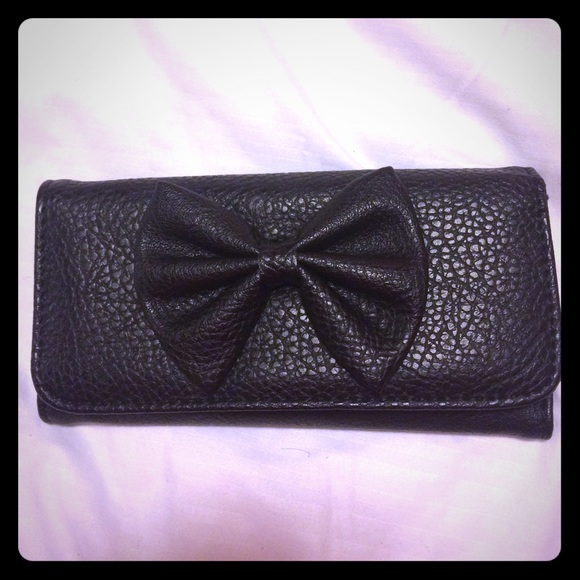 Black Bow Tie Wallet