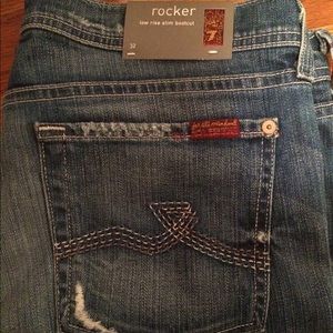 7 for all mankind Rocker jeans. NWT