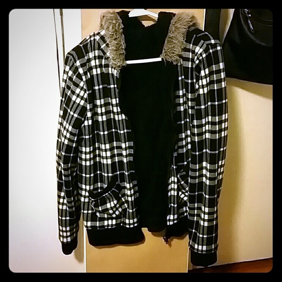 Sold-Reversible hoodie jacket