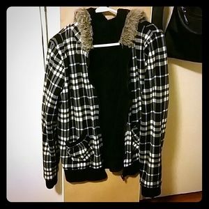 Sold-Reversible hoodie jacket