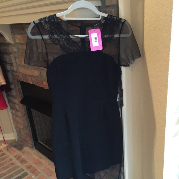 Black lace dress