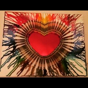 Crayon Art on Canvas