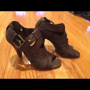 Brown "Harah" Coach Heels