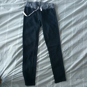 J. Crew sweatpant leggings charcoal xxs