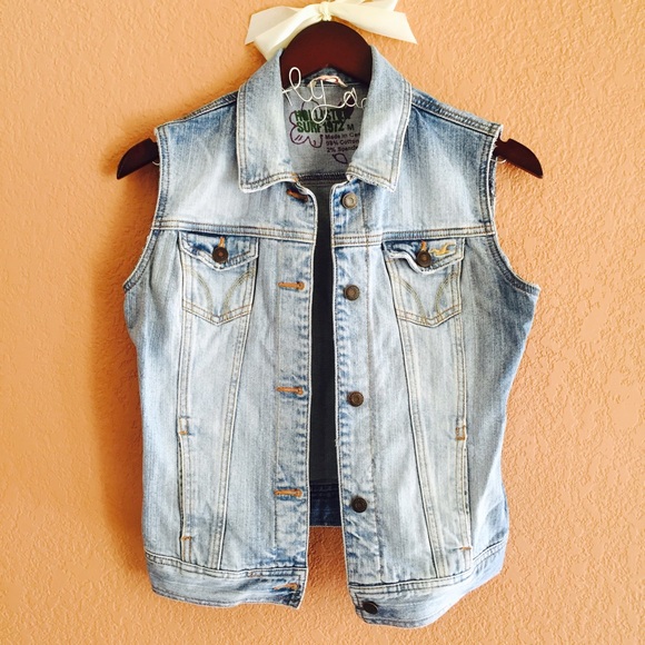 Denim Hollister Vest