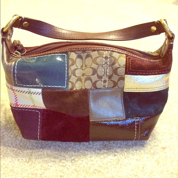 🦃 sale 🦃 Adorable rare patchwork coach purse