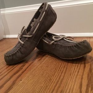 Gray Ugg Moccasins