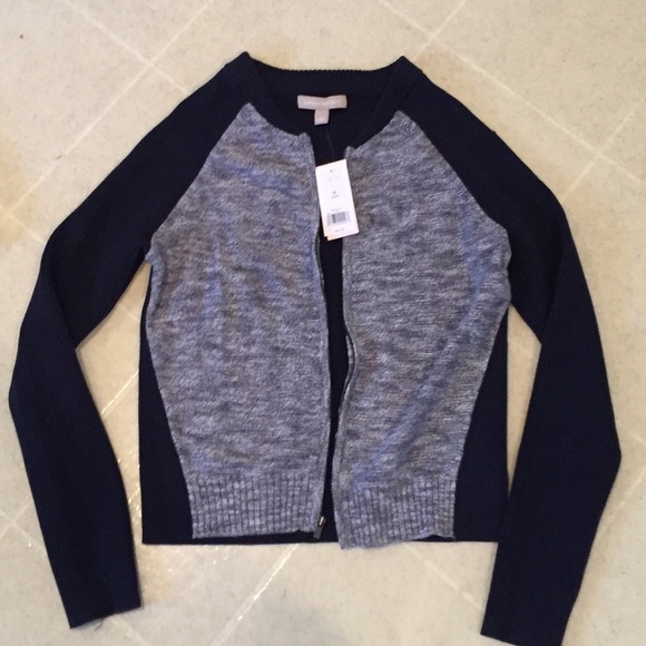 NEVER WORN zippered cardigan
