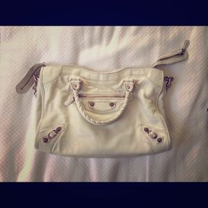 Balenciaga Classic City Bag in White