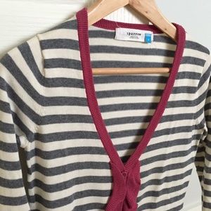 Anthro Cardigan with Ruffle Detail