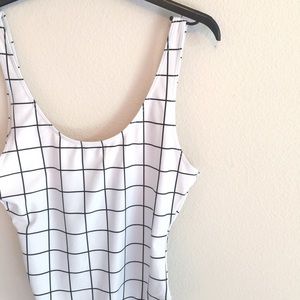 The Nylon Tricot High-cut One-Piece