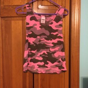 Pink camo tank top!