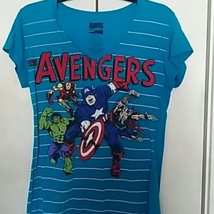 Marvels Avengers v neck shirt