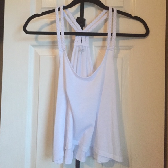 Flowy White Crop Top